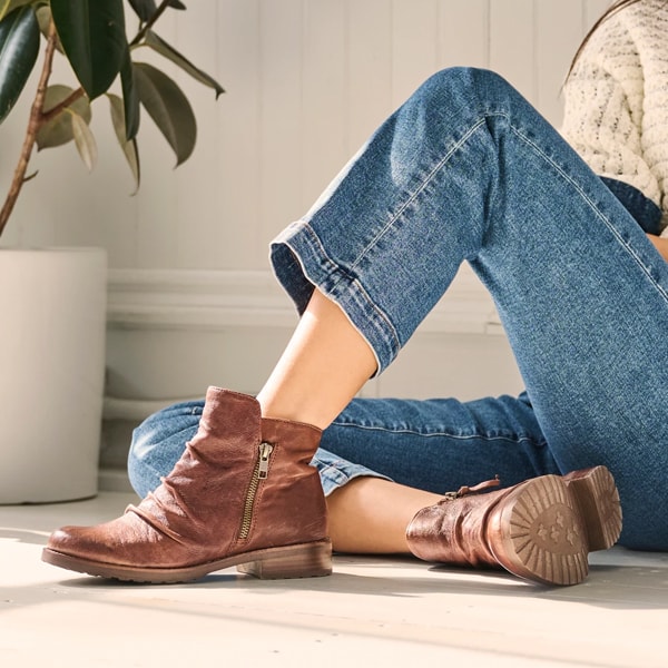 Featuring the Beckie II bootie in Brown. Shop Beckie II.