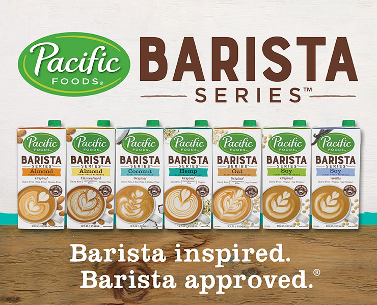 banner advertising pacific foods barista series