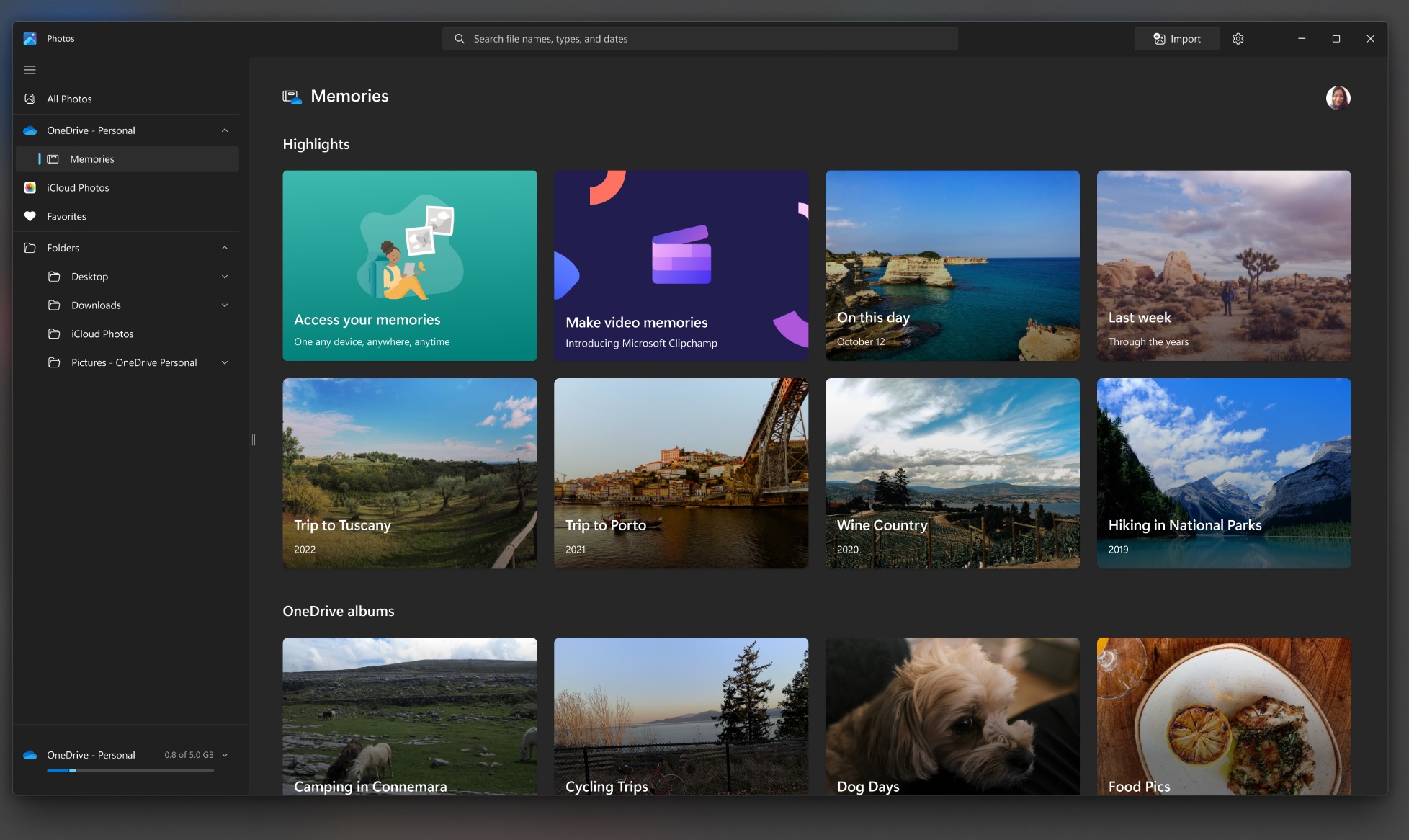 Photos app on Windows